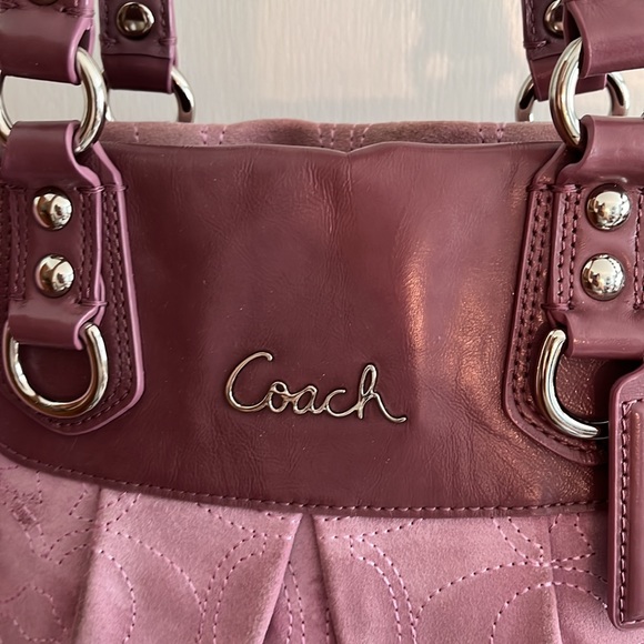 Coach suede satchel - Picture 12 of 12